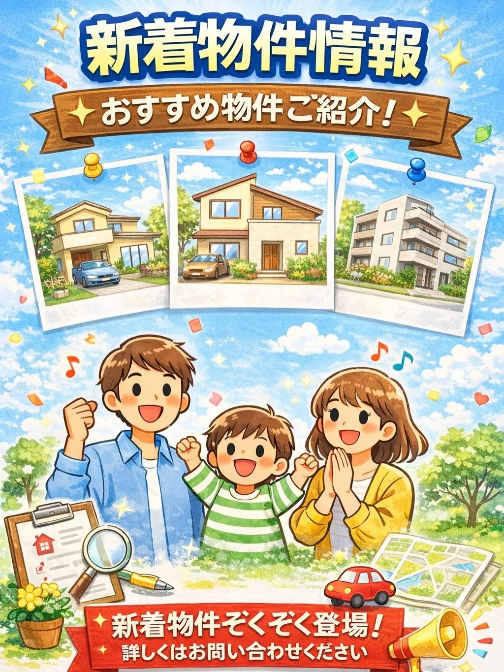 📍南区南野に新築3棟が販売スタート！