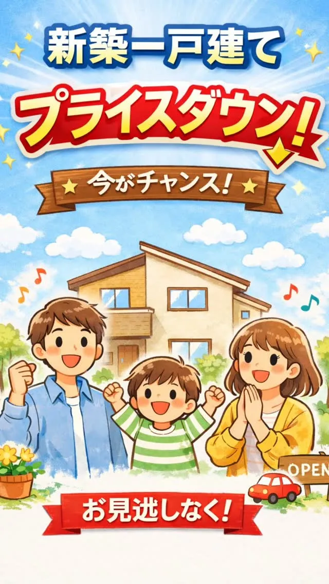 📍南区の新築戸建《最安物件》※告知あり